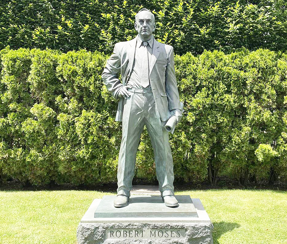 Protesters Call For Robert Moses Statue To Be Removed